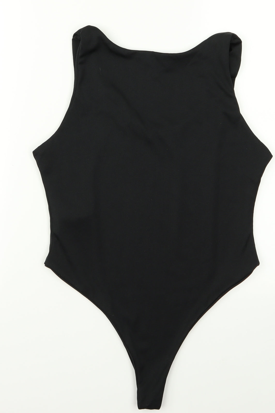 Boohoo Womens Black   Bodysuit One-Piece Size 14