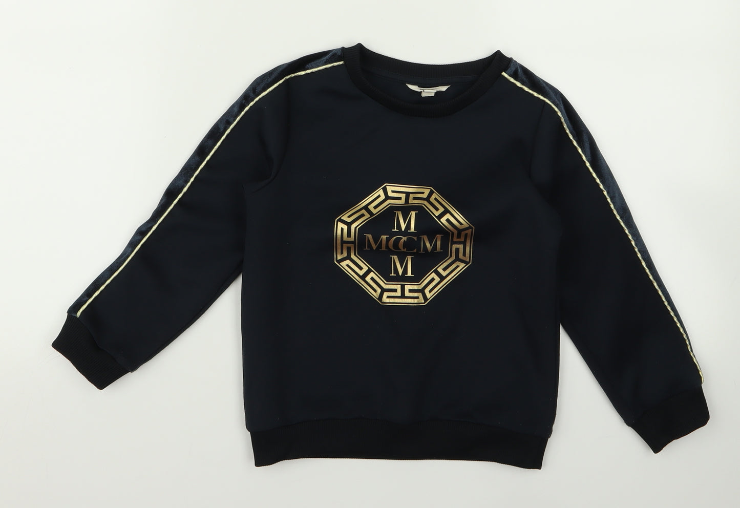 Mini Club Boys Black   Pullover Jumper Size 4 Years  - vv
