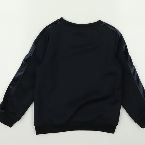 Mini Club Boys Black   Pullover Jumper Size 4 Years  - vv