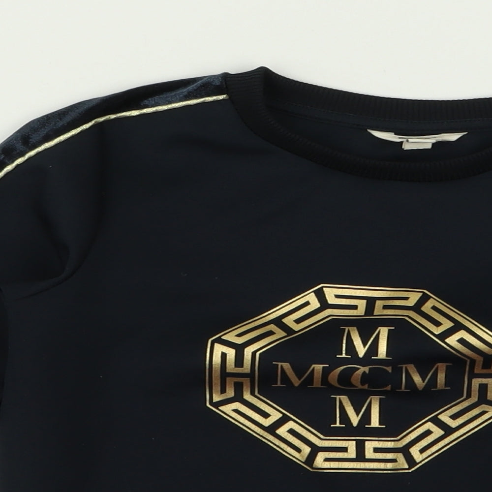 Mini Club Boys Black   Pullover Jumper Size 4 Years  - vv