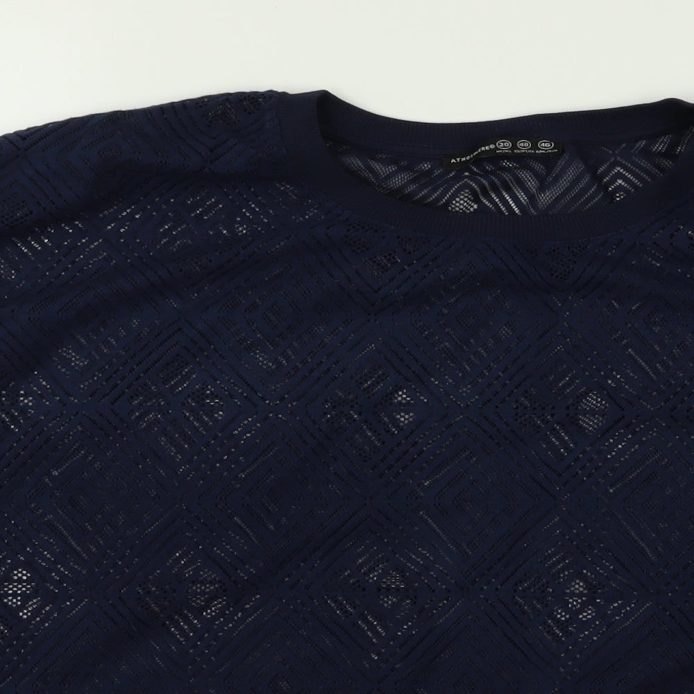 Atmosphere Womens Blue   Pullover Jumper Size 20
