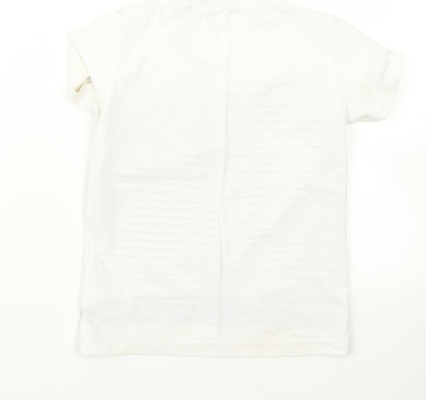 NEXT Boys White Striped  Basic T-Shirt Size 3 Years