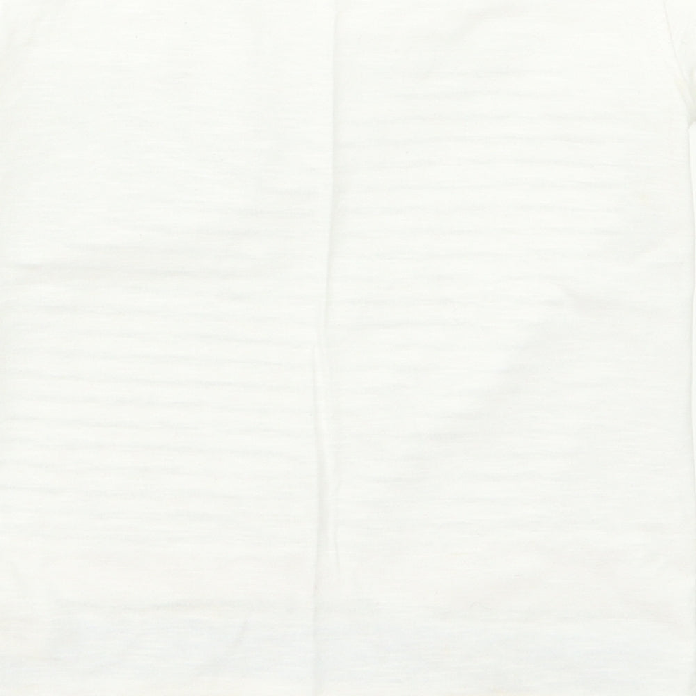 NEXT Boys White Striped  Basic T-Shirt Size 3 Years