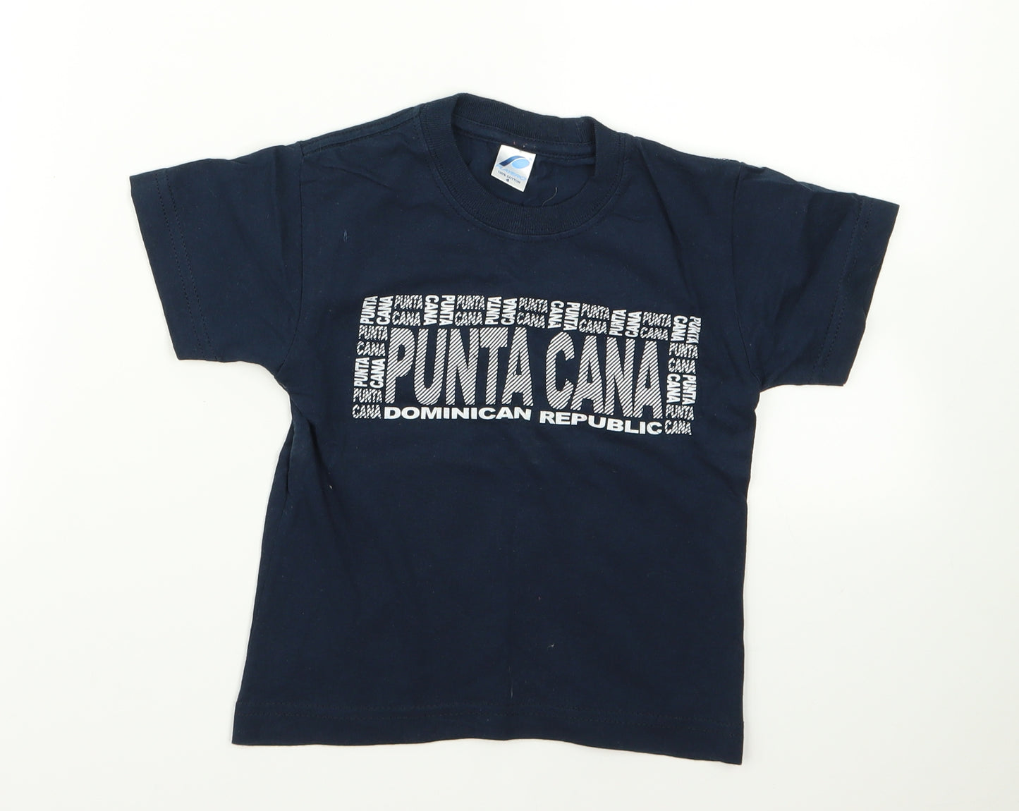 playero Boys Blue   Basic T-Shirt Size 4 Years