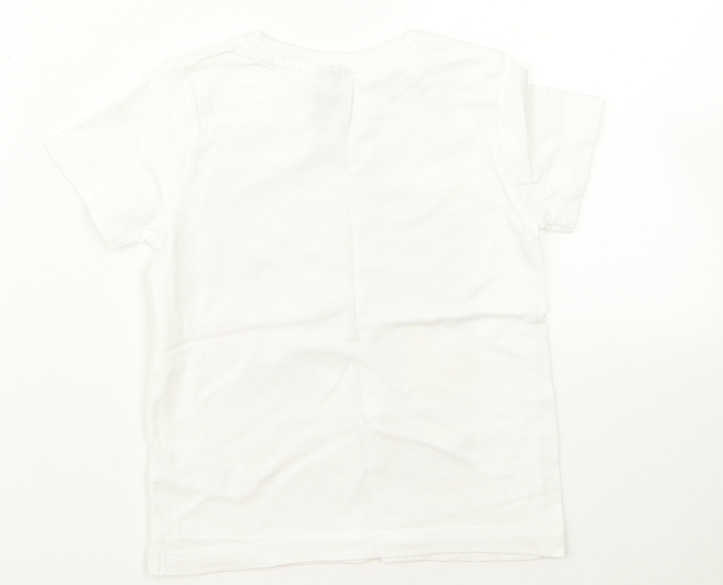 Disney Boys White   Basic T-Shirt Size 4 Years  - big hero 6