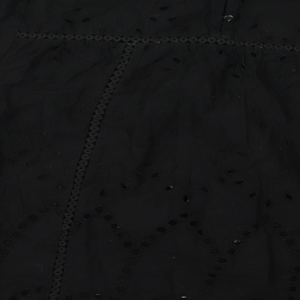 m&s Womens Black   Basic Blouse Size 12