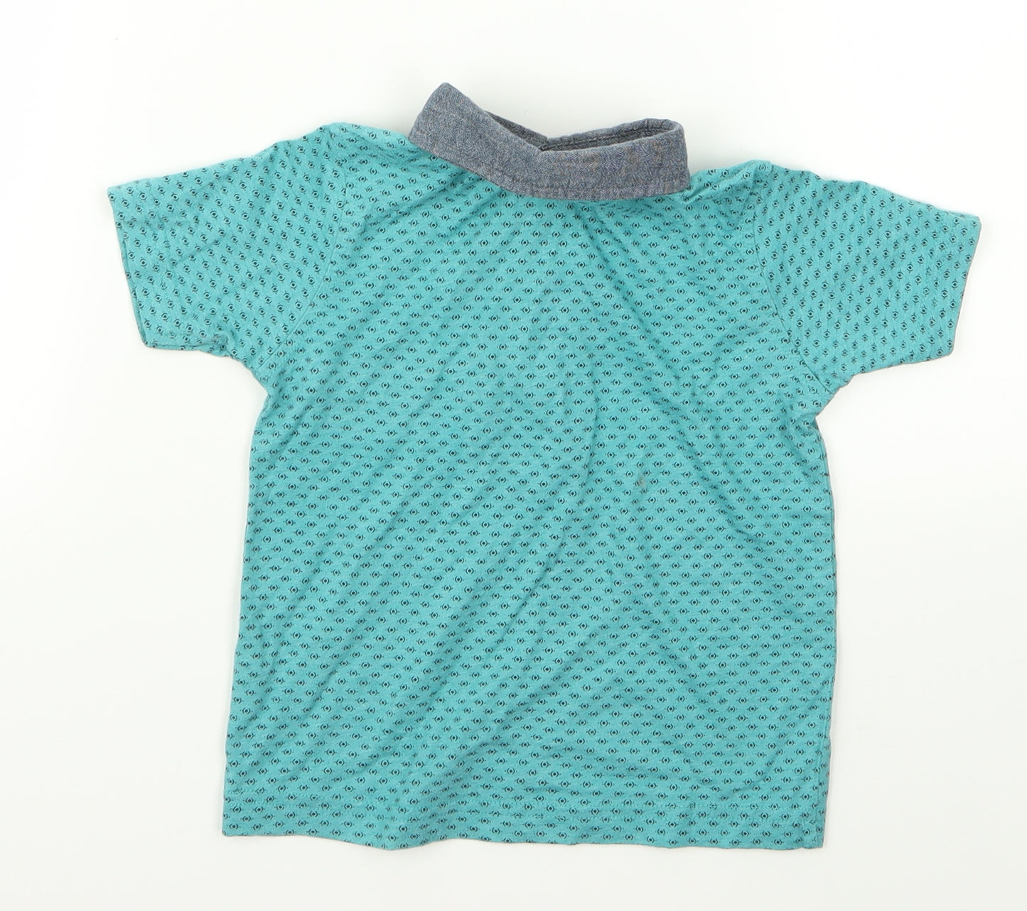 George Baby Blue   Basic Polo Size 12 Months