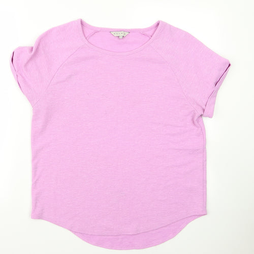 nitmeg Womens Purple   Basic T-Shirt Size 12