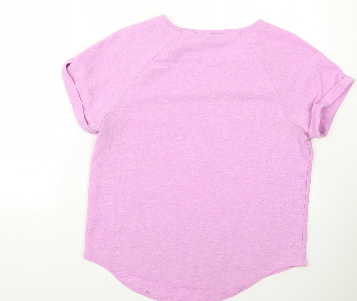 nitmeg Womens Purple   Basic T-Shirt Size 12