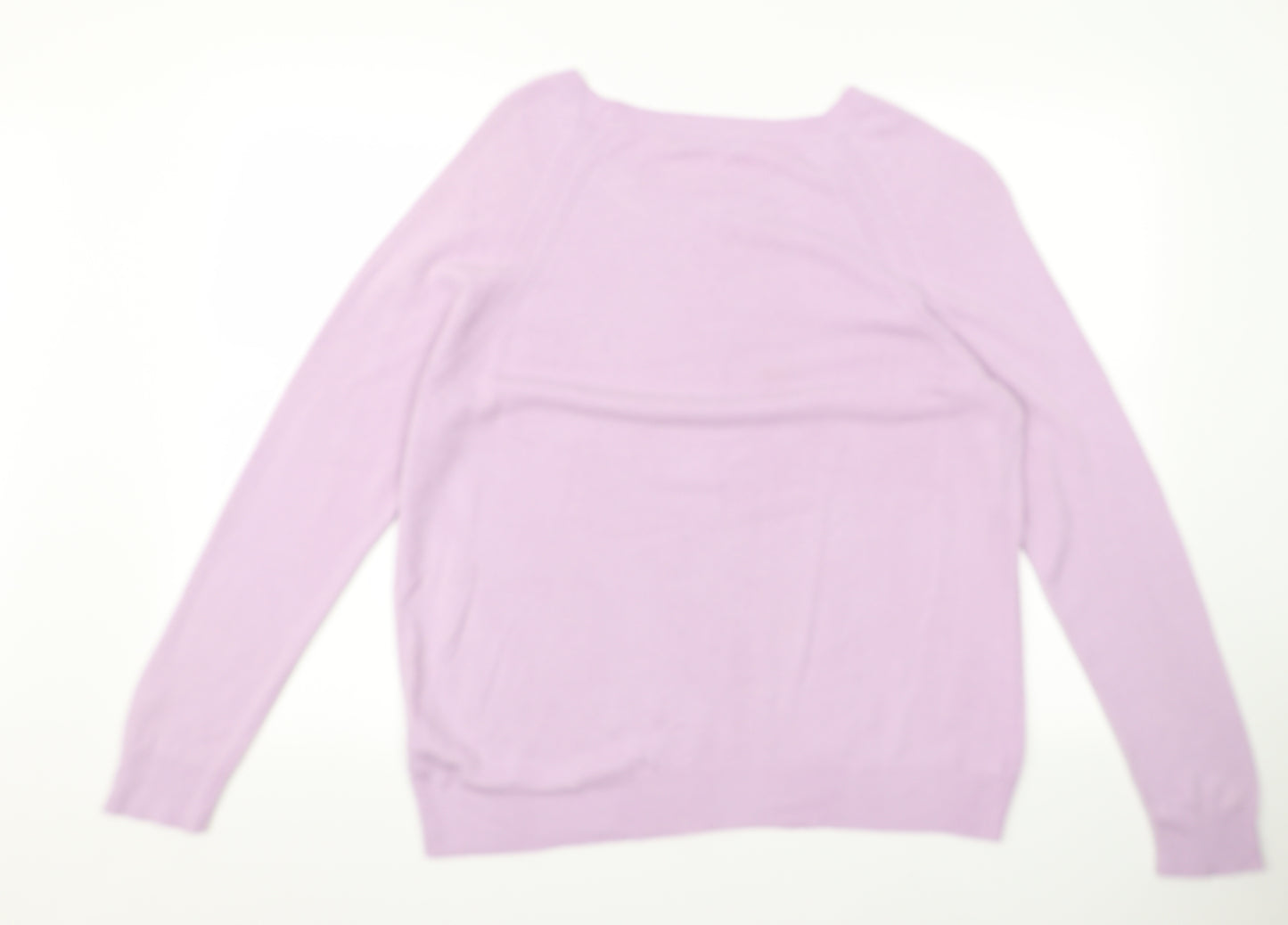 m&s Womens Purple   Pullover Jumper Size 18