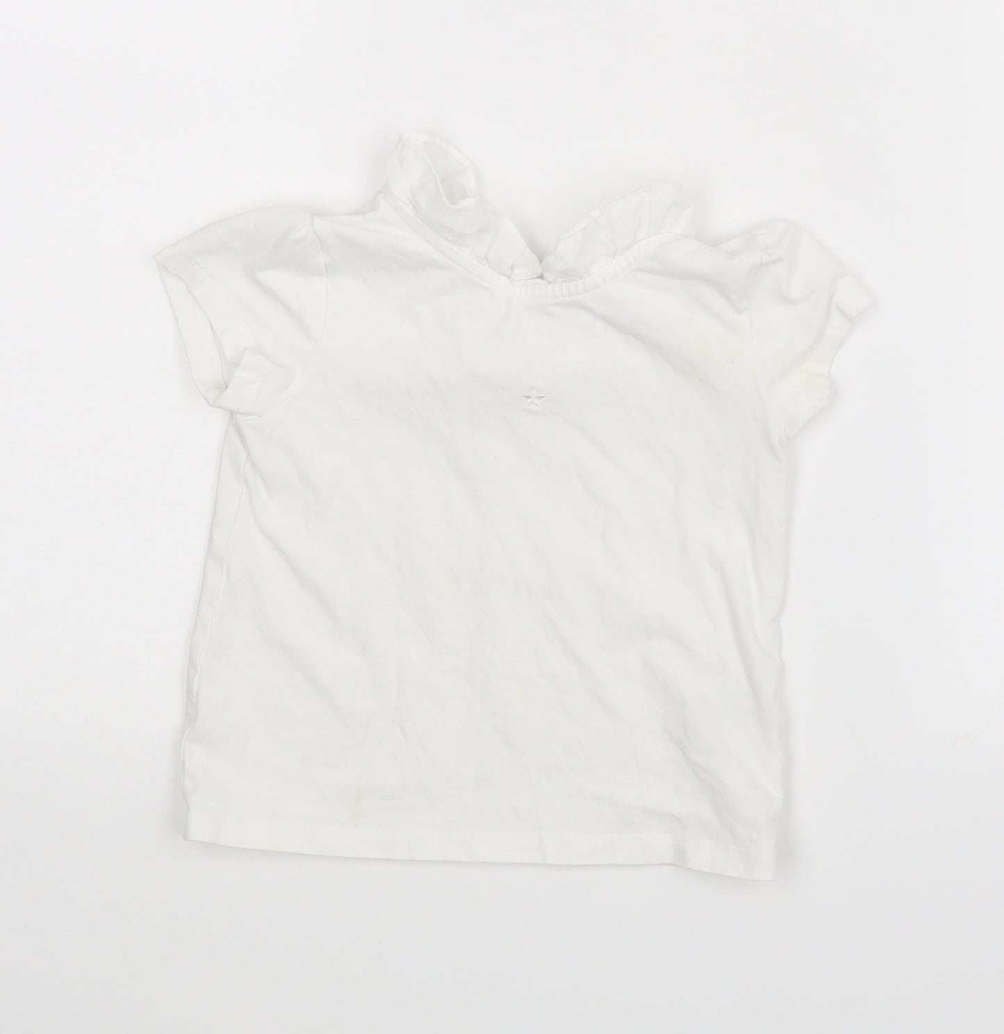 George Girls White   Basic Blouse Size 2-3 Years