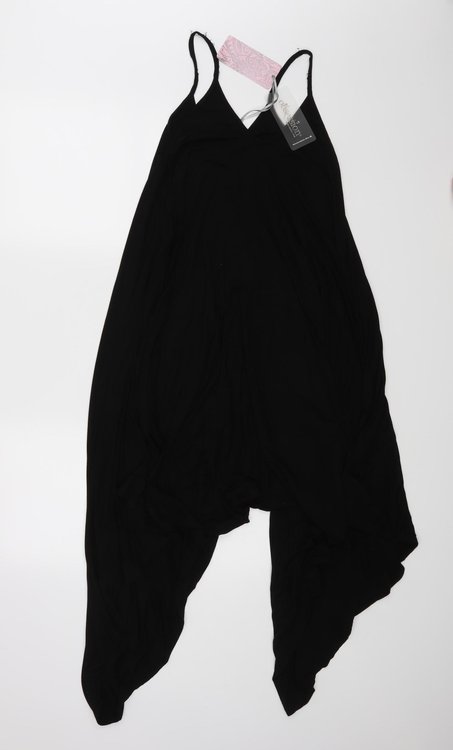 Obsessions Womens Black   Jumpsuit One-Piece