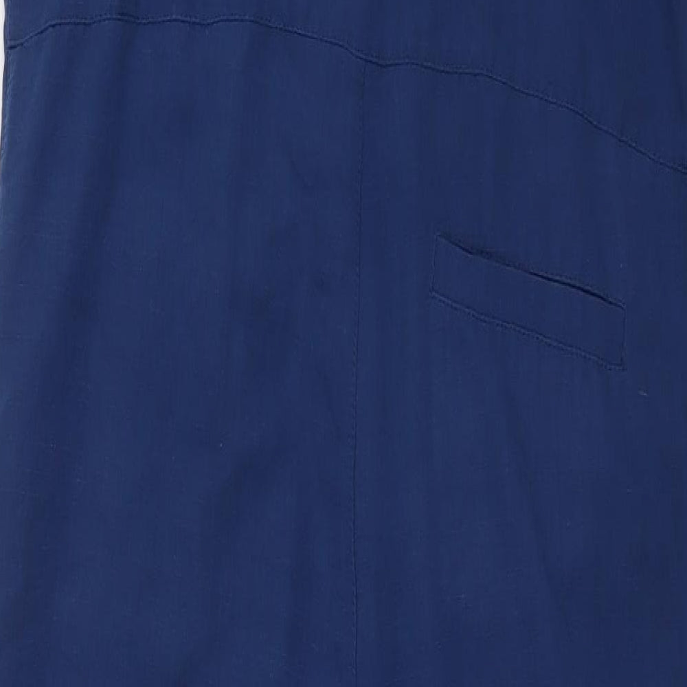 Topshop Womens Blue   Dungaree One-Piece Size 16 L26 in