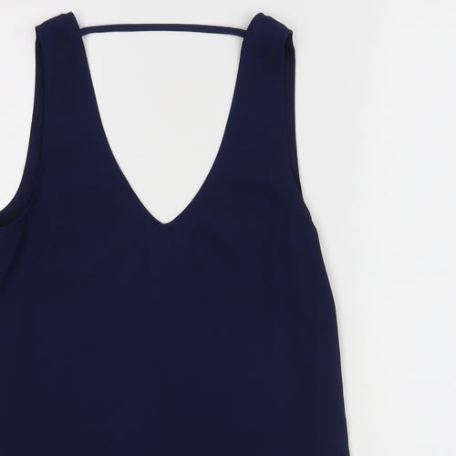 Oasis Womens Blue   Basic Blouse Size 14