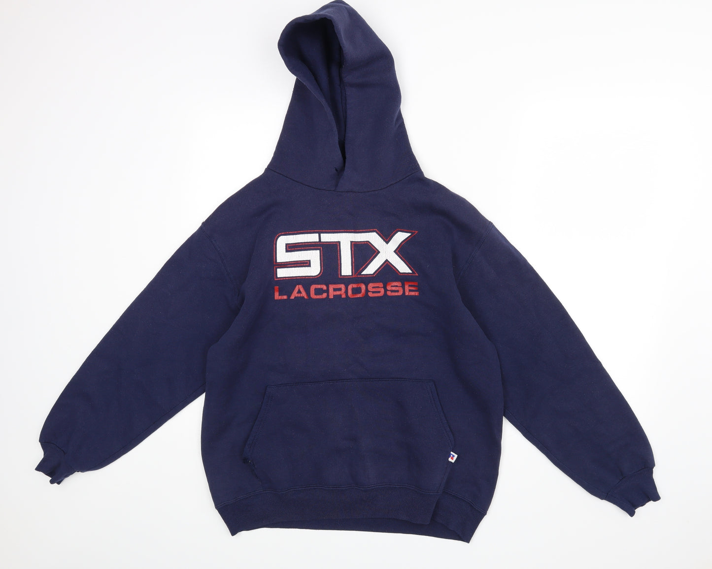 Russell Athletic Womens Blue   Pullover Hoodie Size L  - STX Lacrose