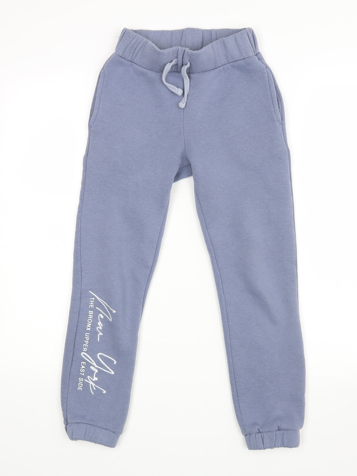 New Look Boys Blue   Jogger Trousers Size 8 Years - The Bronx Upper East