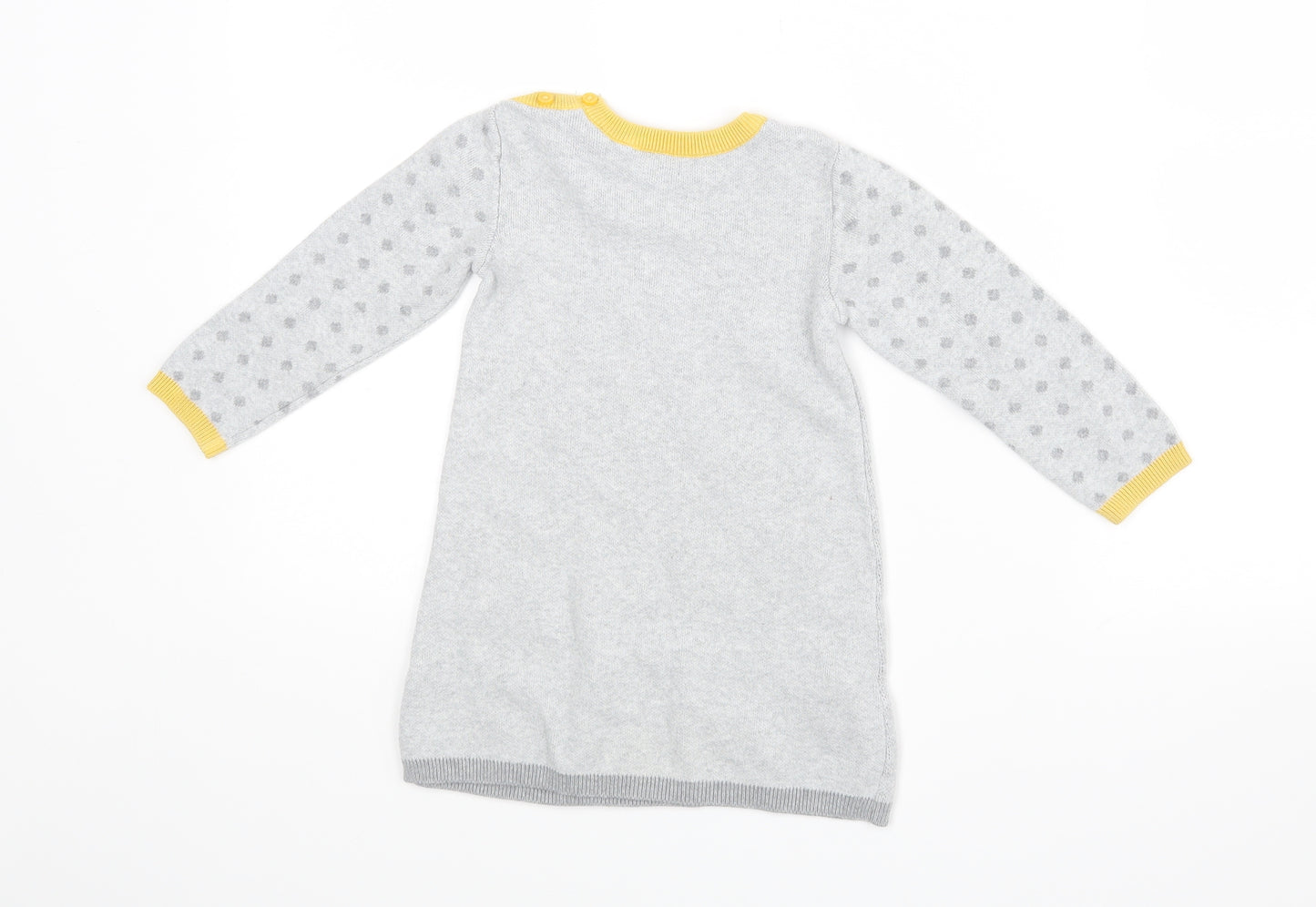 TU Girls Grey   Basic Blouse Size 12-18 Months  - penguin