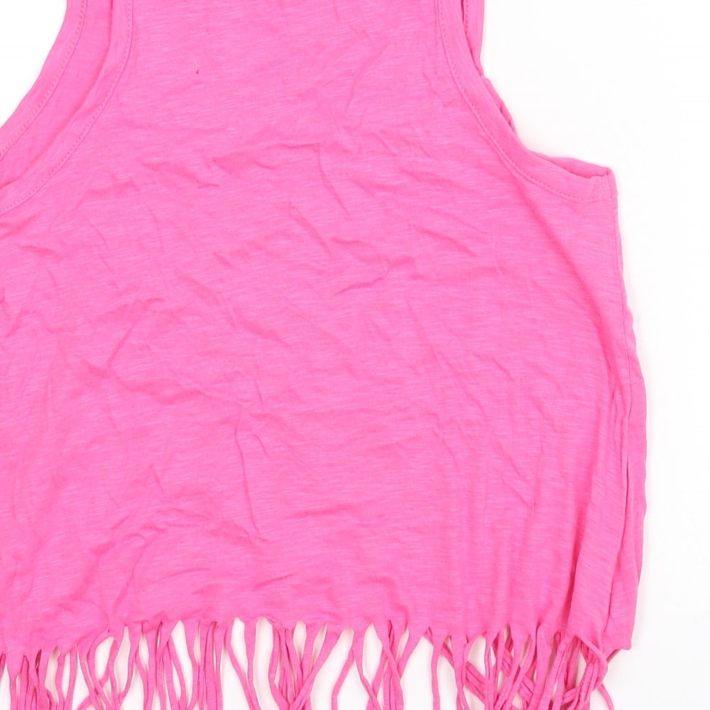 Brave Soul Womens Pink   Basic Tank Size XS  - Cactus