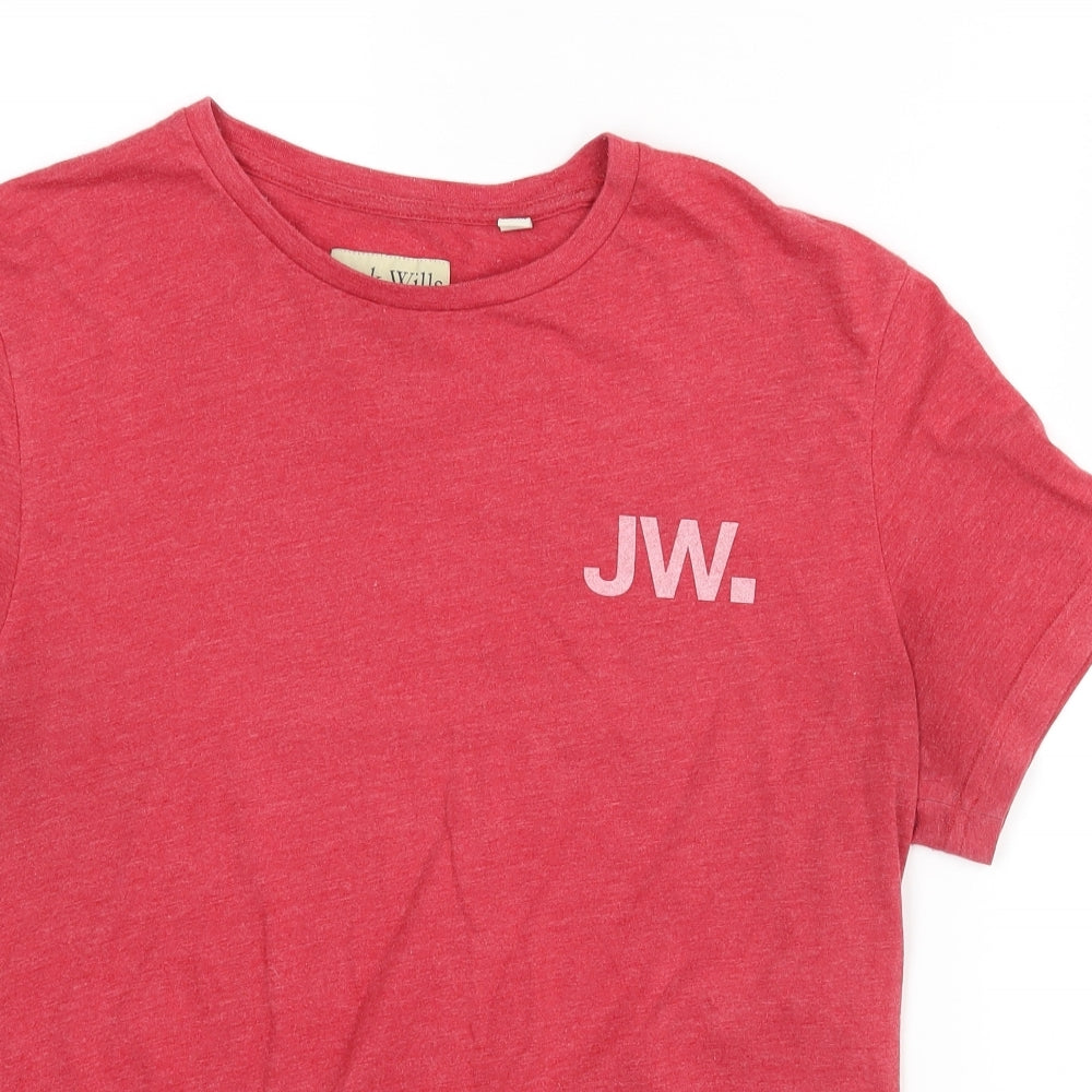 Jack Wills Mens Red    T-Shirt Size S  - JW