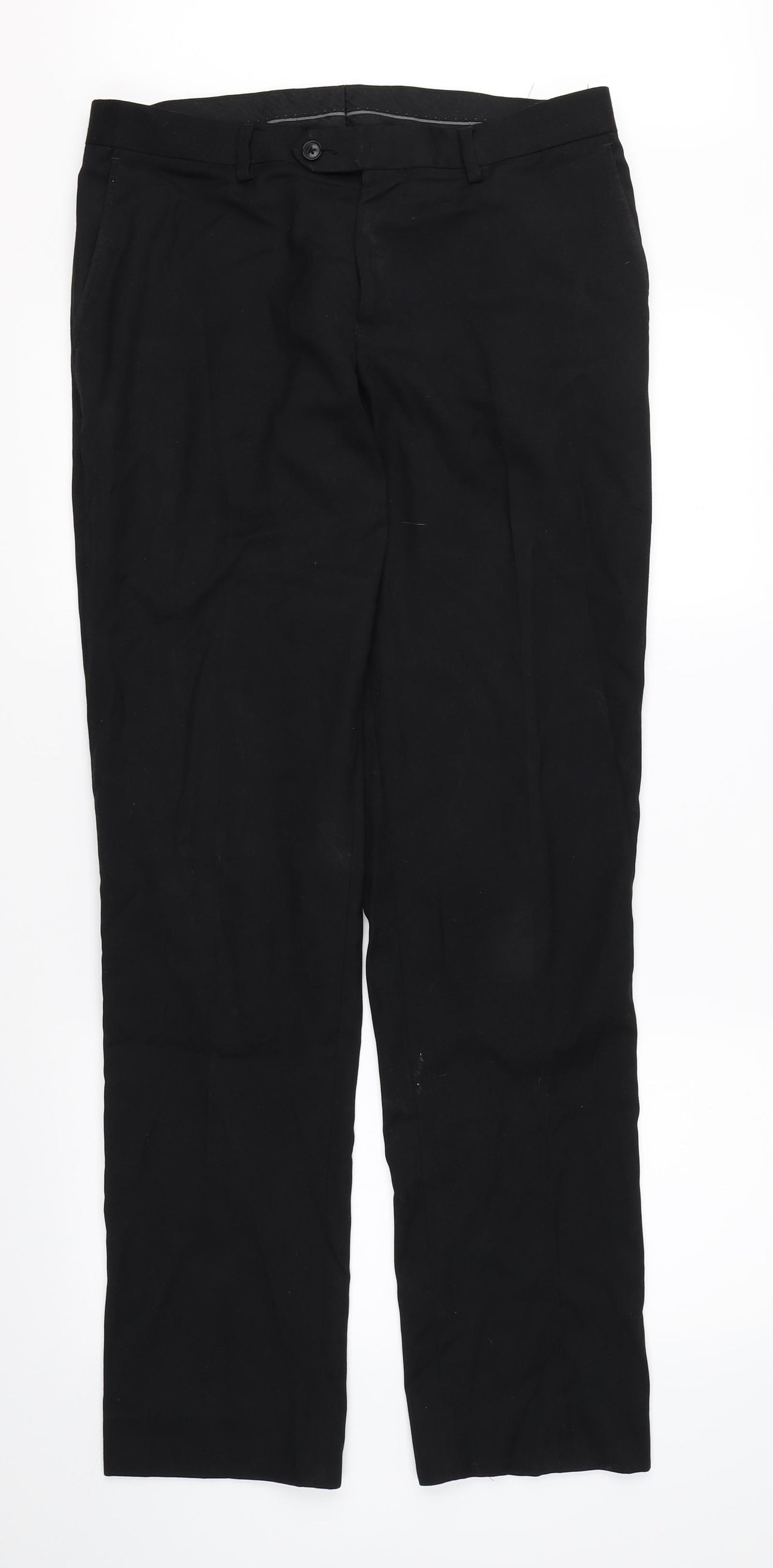 NEXT Mens Black   Dress Pants Trousers Size 32 L31 in
