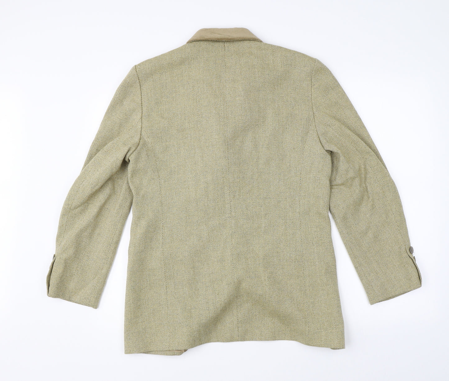 DELMOD Womens Brown   Jacket Coat Size 10