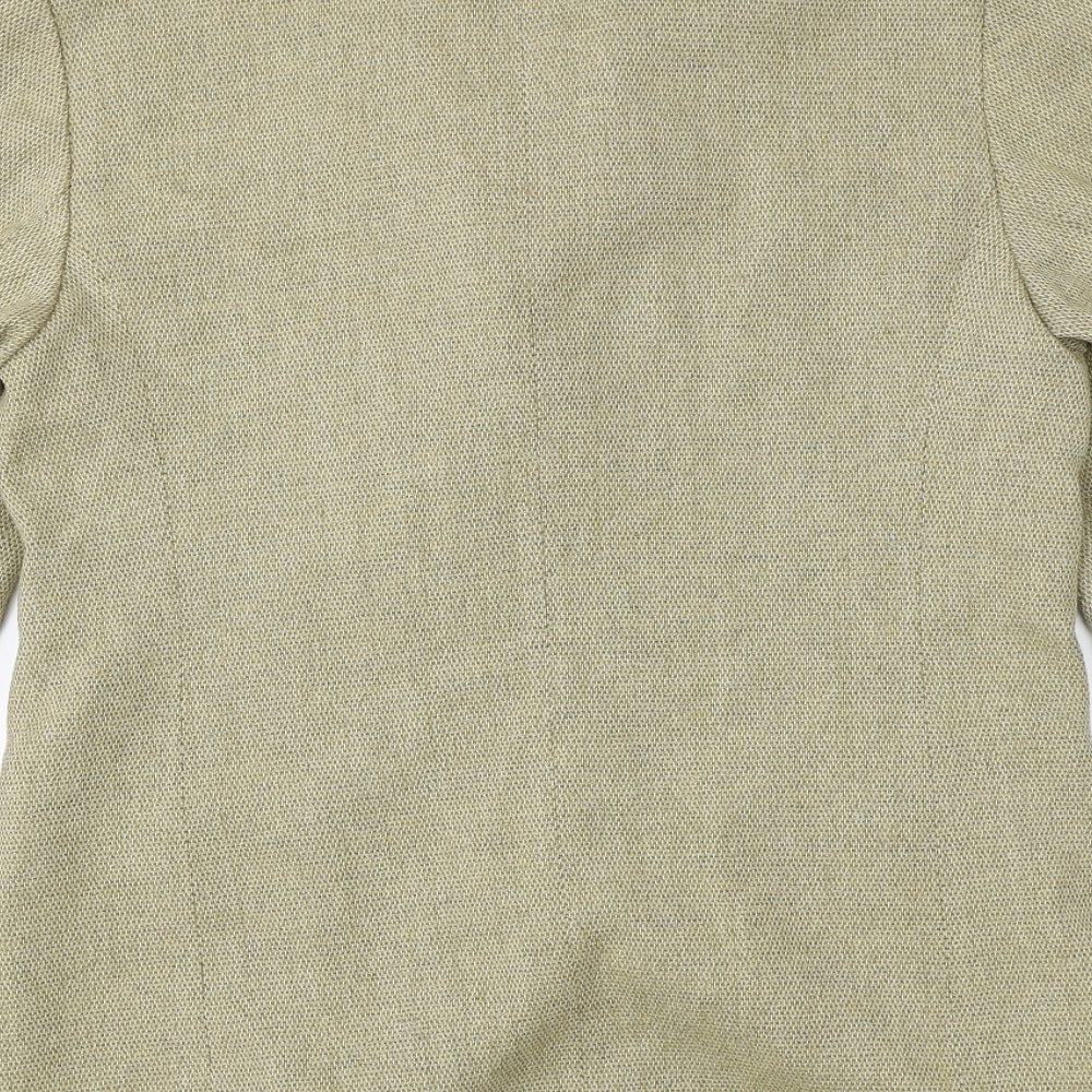 DELMOD Womens Brown   Jacket Coat Size 10