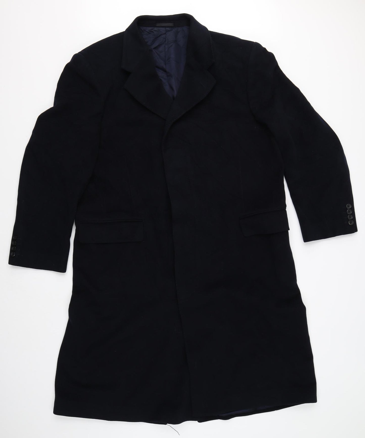 TM Lewin Womens Black   Overcoat Coat Size 16