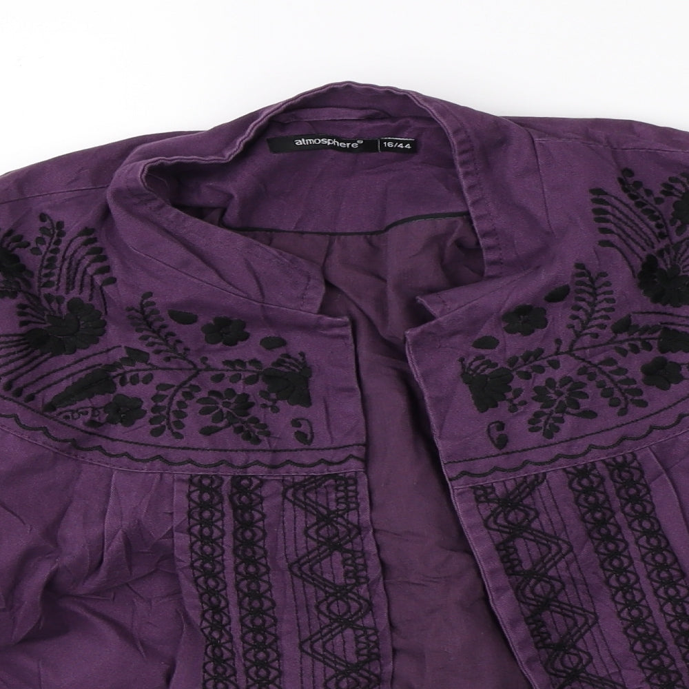 Atmosphere Womens Purple   Cardigan Jumper Size 16