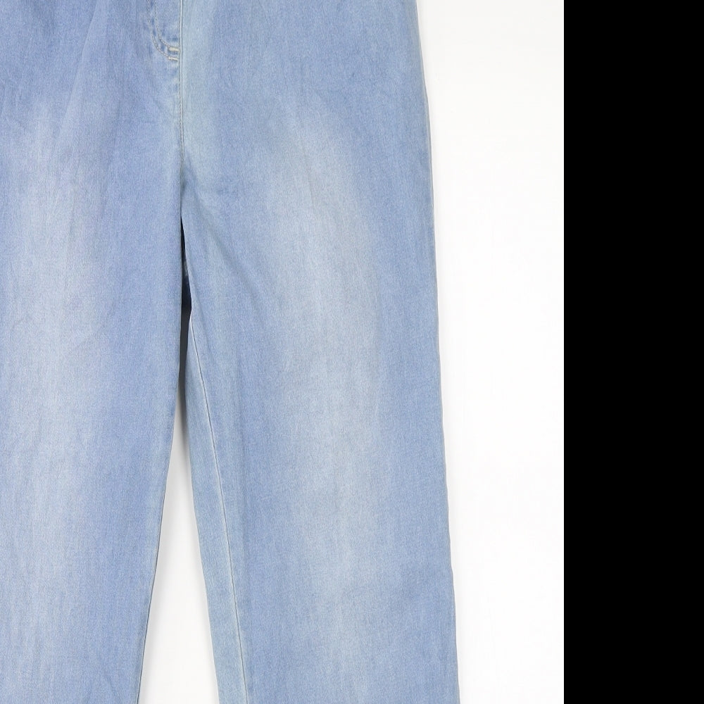 Cotton Traders Womens Black  Denim Jegging Jeans Size 12 L26 in