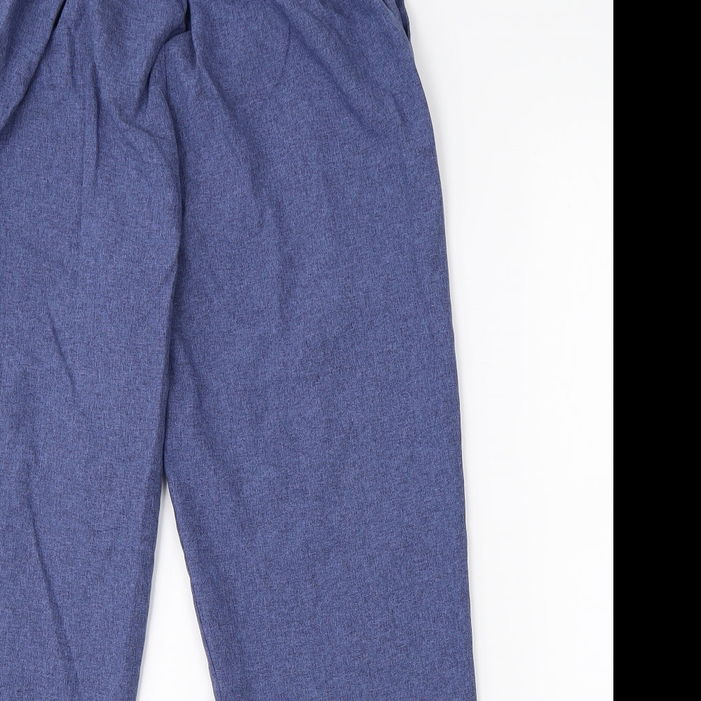 Emma Womens Blue   Trousers  Size 14 L25 in