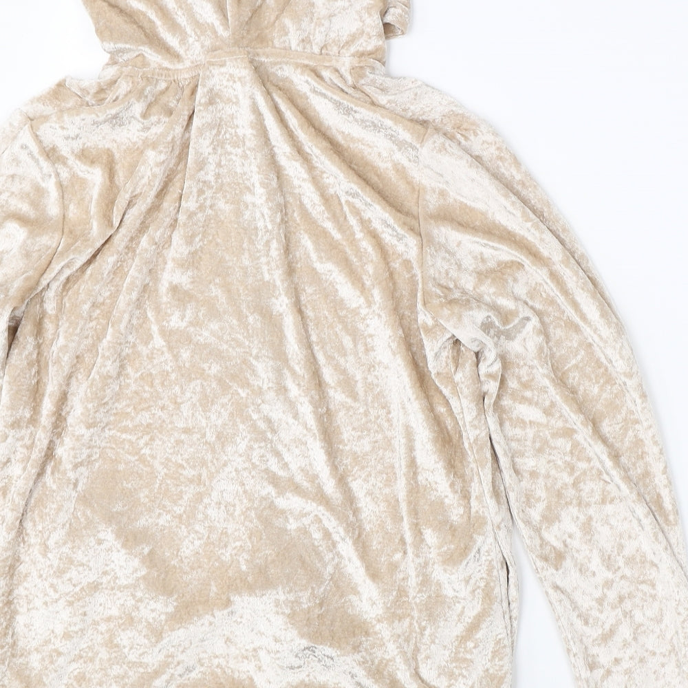 Forever Dreaming Girls Beige   Full Zip Hoodie Size 13 Years
