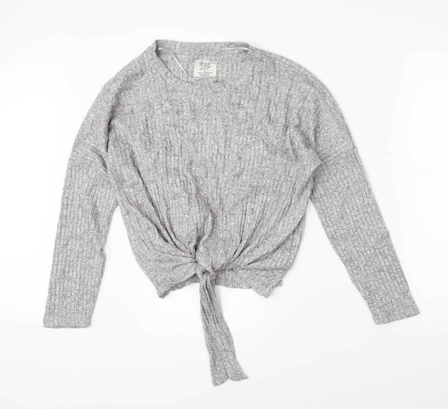 Love To Lounge Womens Grey   Pullover Jumper Size M