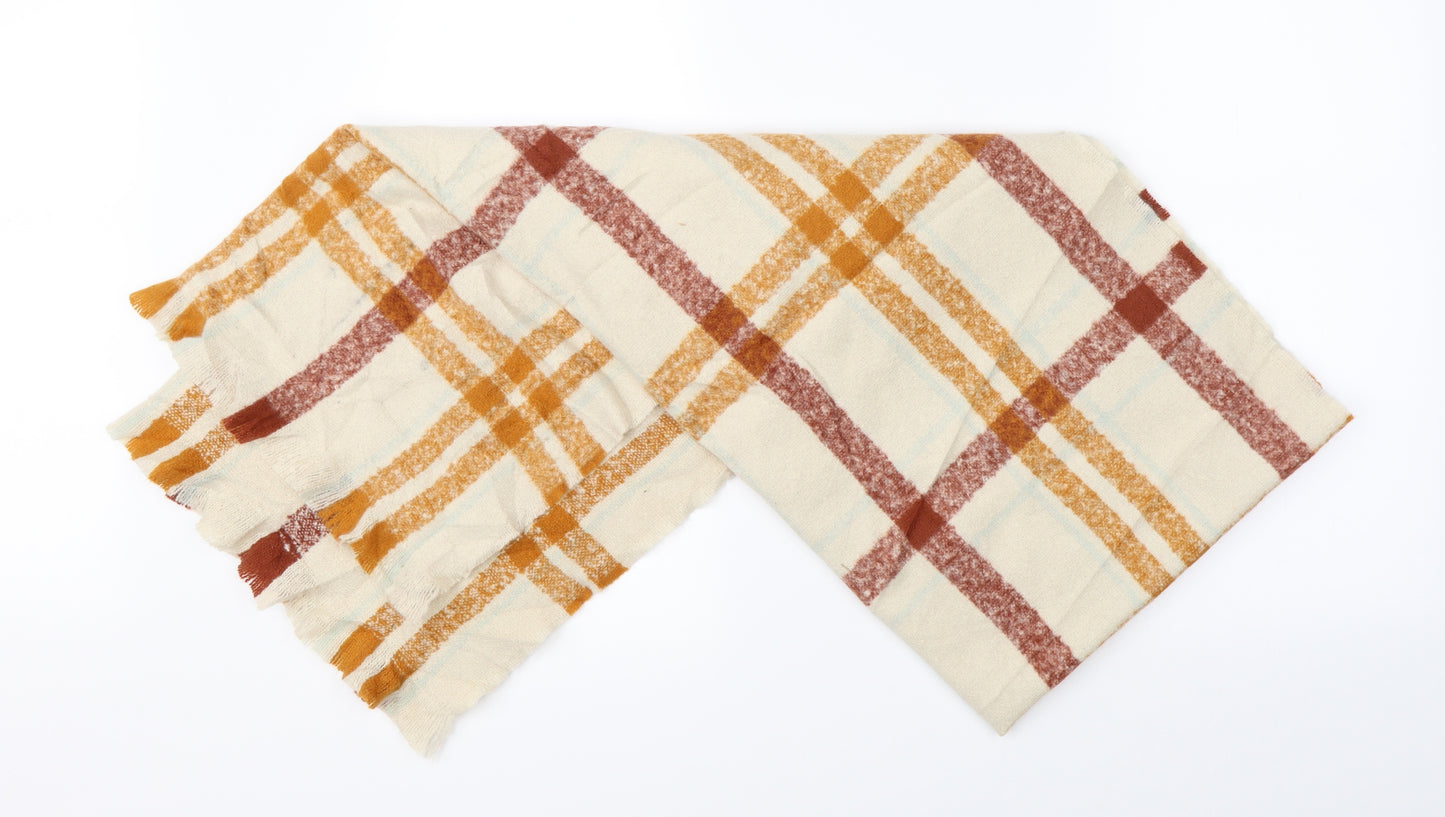 Preworn Unisex Multicoloured Check   Scarf