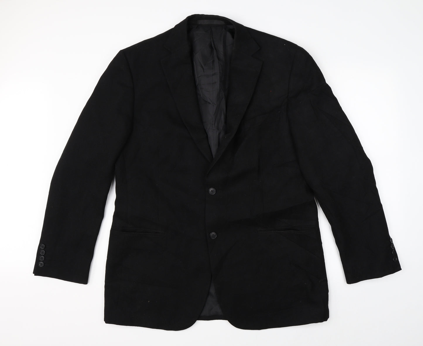 Marks & Spencer Mens Black   Jacket Suit Jacket Size 42