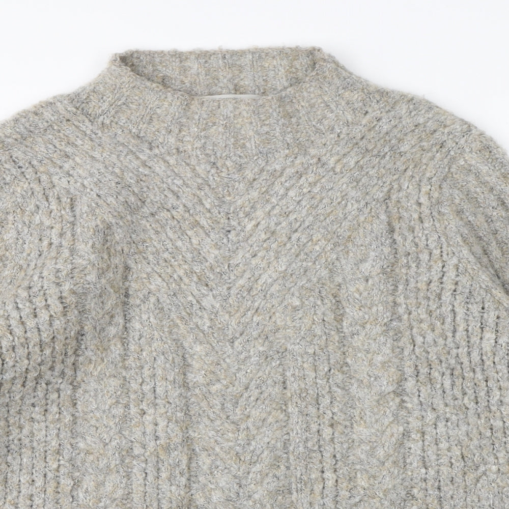 Georgre Womens Grey  Knit Pullover Jumper Size 18