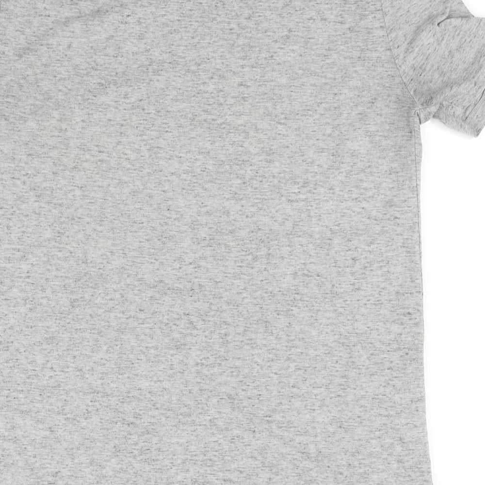 M&S Womens Grey   Basic T-Shirt Size 8