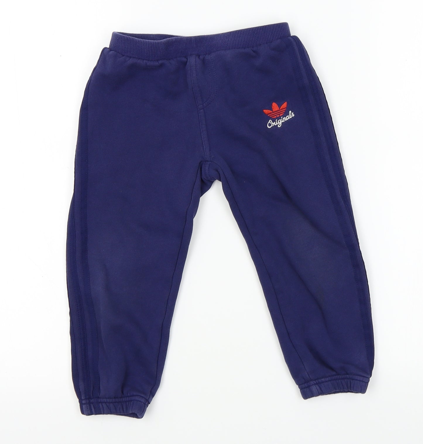 adidas Boys Blue   Jegging Trousers Size 3-4 Years