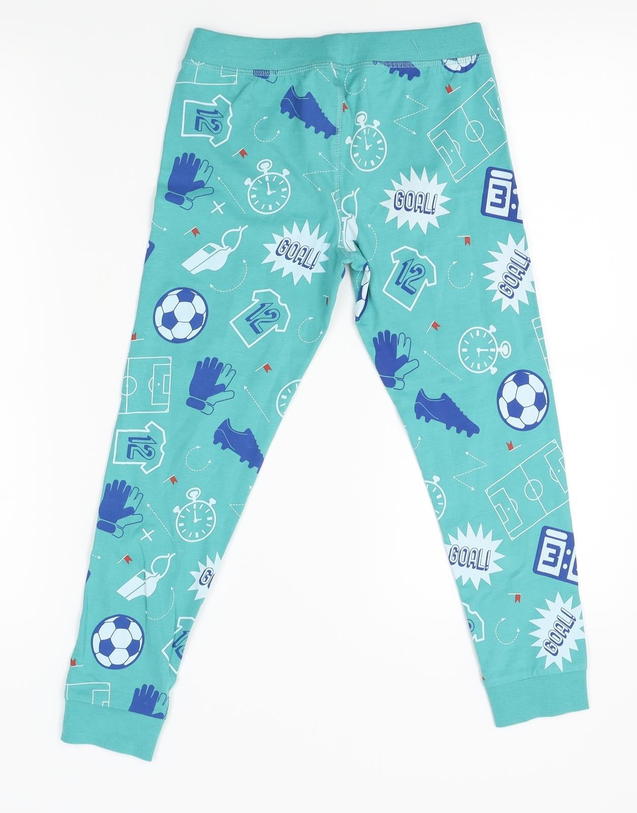 M&S Boys Blue    Pyjama Pants Size 7-8 Years