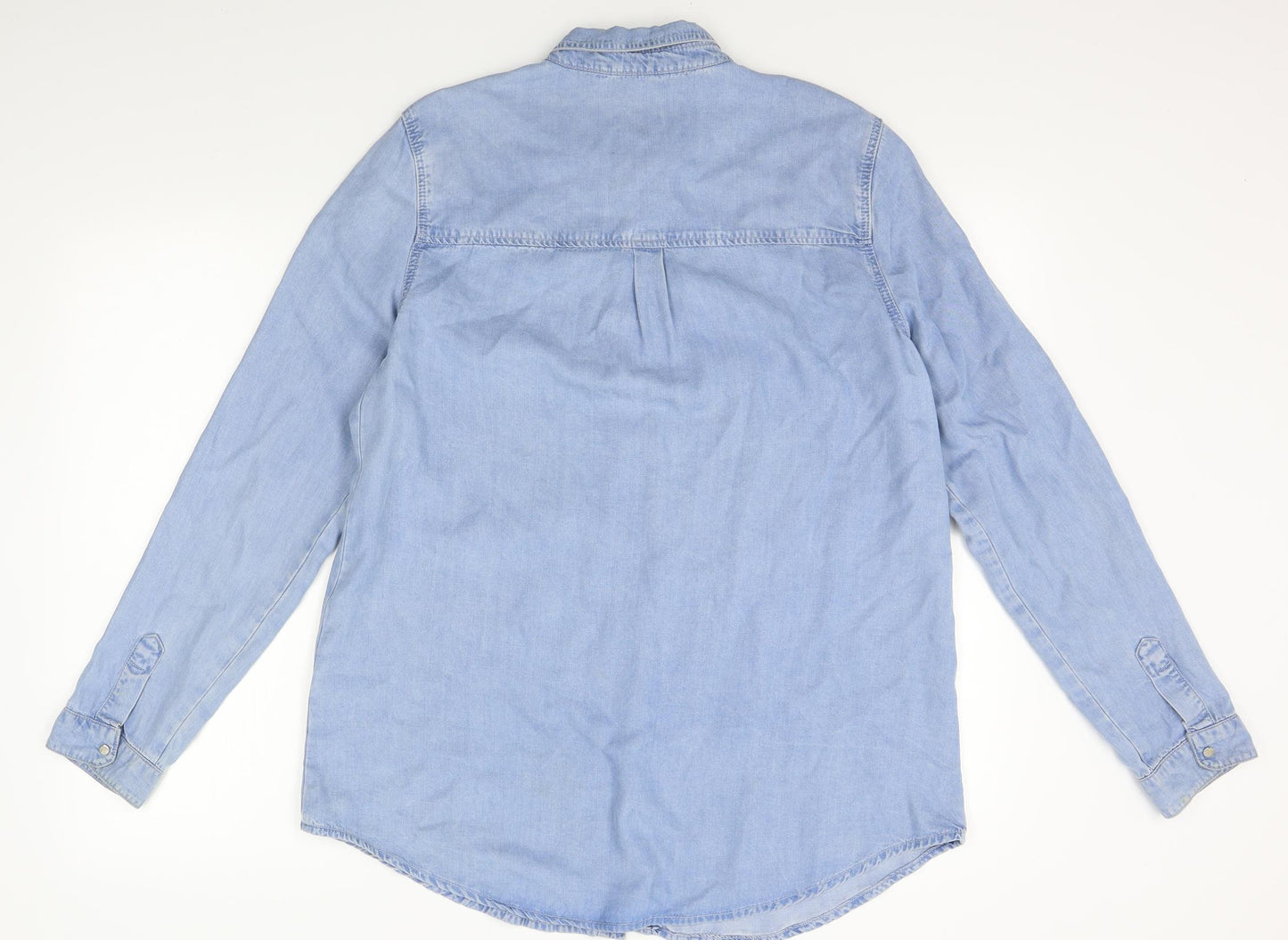 River Island Womens Blue   Basic Button-Up Size 14