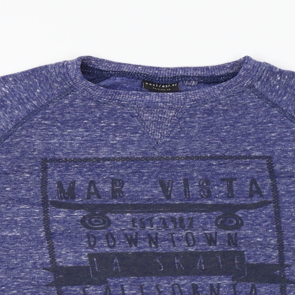 NEXT Boys Blue   Pullover Jumper Size 8 Years