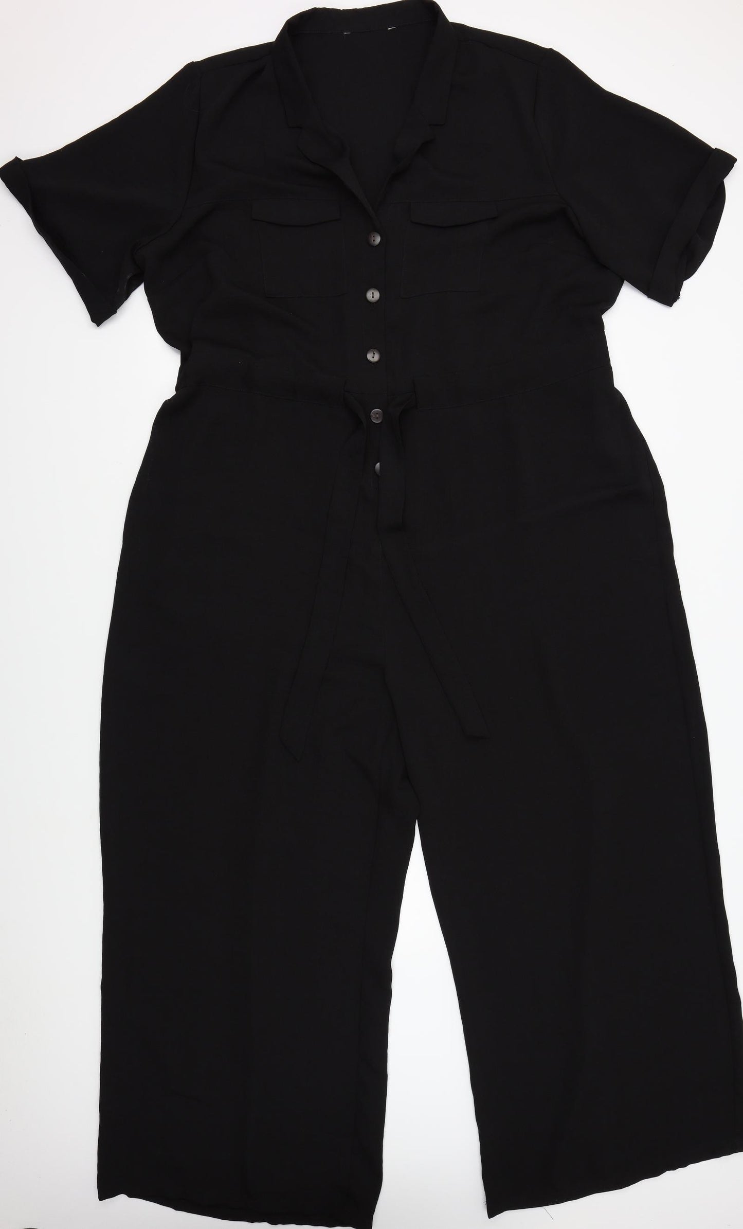 George Womens Black   Jumpsuit One-Piece Size 20