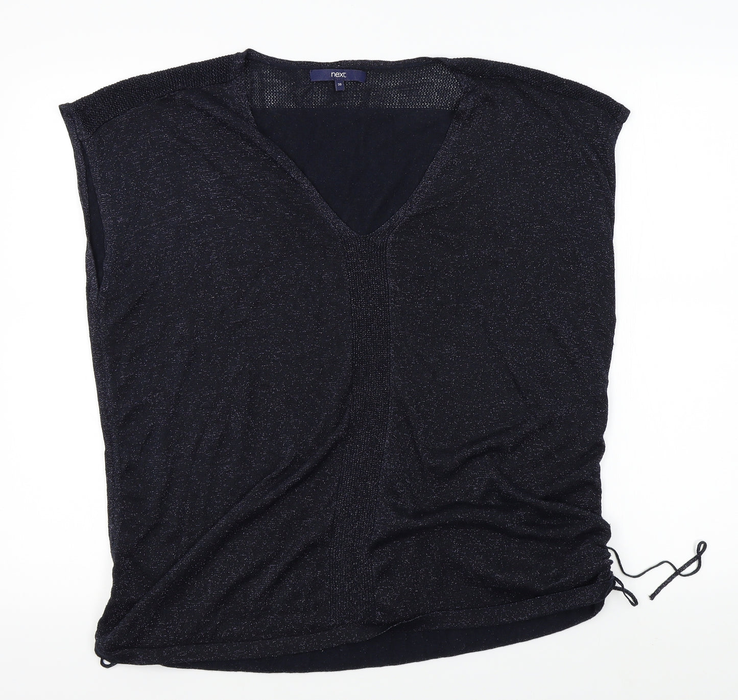 NEXT Womens Black   Vest Jumper Size 20