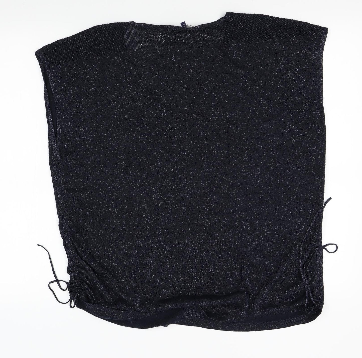 NEXT Womens Black   Vest Jumper Size 20