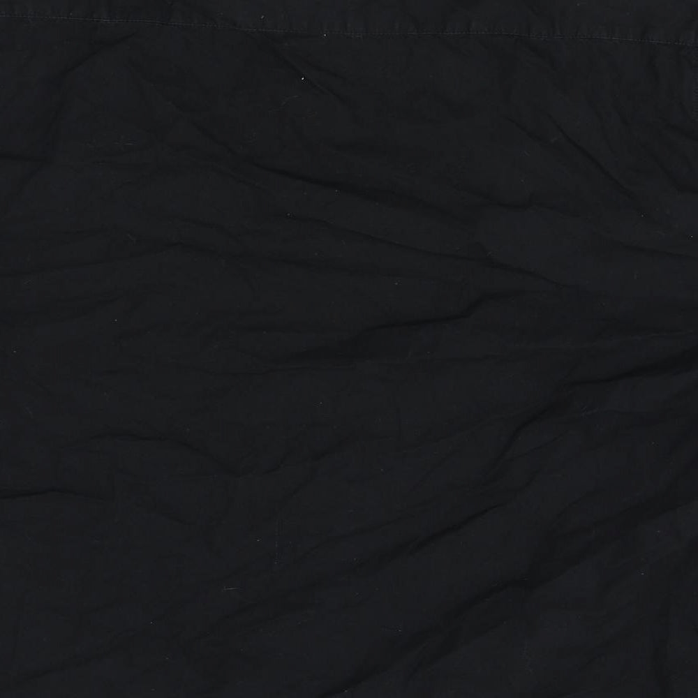 Easy Mens Black    Button-Up Size XL