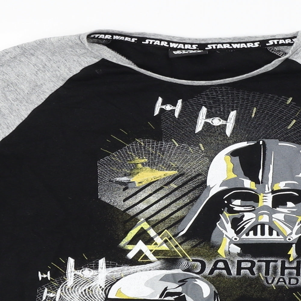 TU Boys Black    Pyjama Top Size 10-11 Years  - star wars
