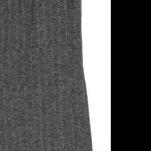 Atmosphere Womens Grey Herringbone  Gilet Jacket Size 6