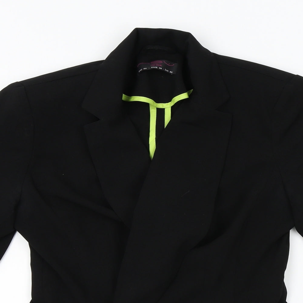 New Look Womens Black   Jacket Blazer Size 8