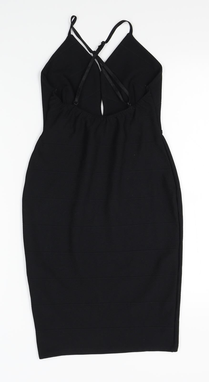 Boohoo Womens Black   A-Line  Size 8
