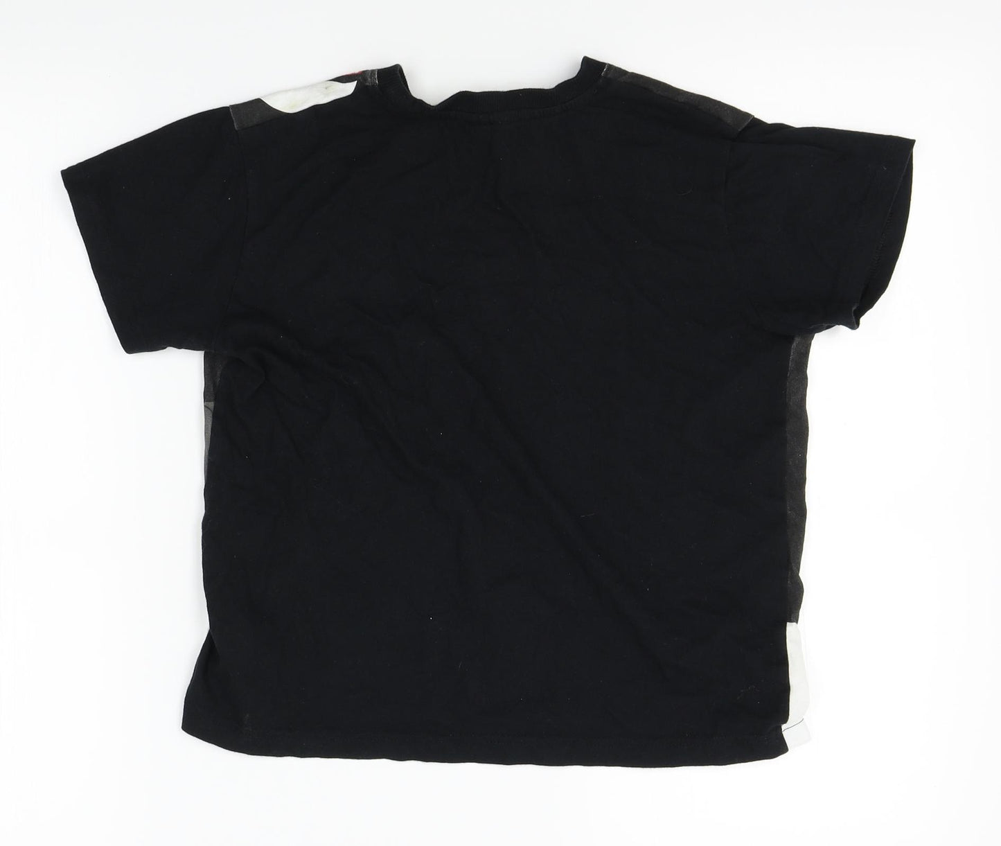 Matalan Boys Black   Basic T-Shirt Size 10 Years  - pokemon