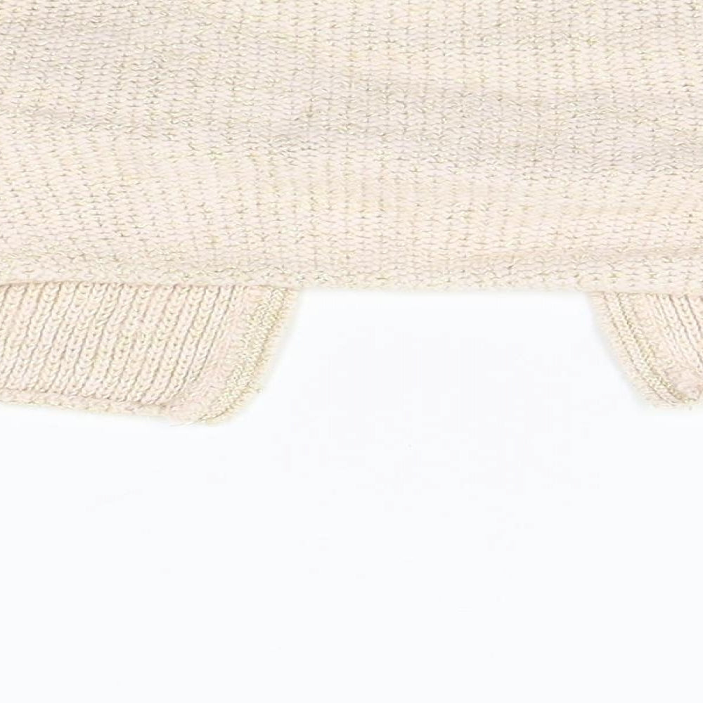 H&M Girls Beige   Cardigan Jumper Size 6-7 Years  - cropped